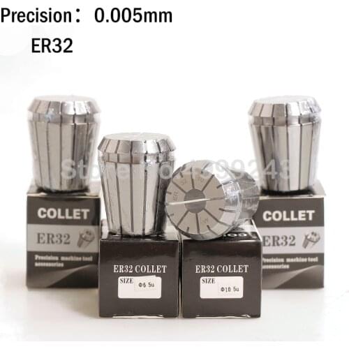 0.005mm 1 pcs 3 4 5 6 7 8 9 10 11 12 13 14 15 16 17 18 19 20 lathe spindle motor ER32 Collets chuck for CNC milling tool