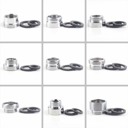 2pcs Faucet Aerator Fittings 16 18 20 22 24mm G3/4 G1/2 Kitchen Faucet Adapter Copper Water Purifier Accessories