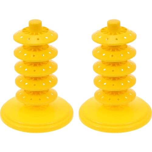 1 Set 2pcs Circular Porous Lollipop Display Brackets Lollipop Storage Stands Lollipop Display Support Adjustable Candy Insert
