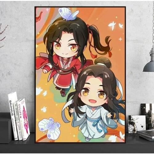 5D Diamond Painting Tian Guan Ci Fu Anime Character Pictures Of Rhinestones Heaven Officials Blessing Cross Stitch Home Decor