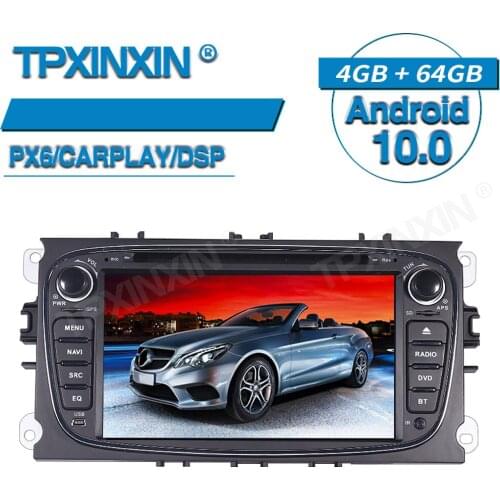 For FORD Focus S-MAX Mondeo Android Radio Car Multimedia Player GPS Navigation Audio Stereo Screen DVD Head Unit Tape Recorder