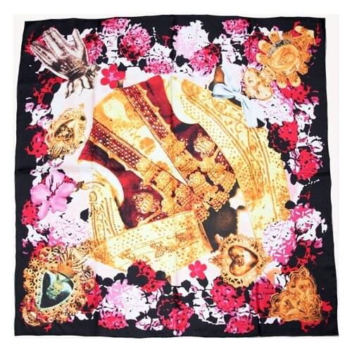 ELEGANT HANDMADE BRAND 100%Twill Silk Scarf TWIC-309433