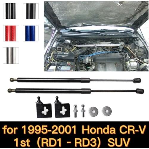 Gas Struts for 1995-2001 Honda CR-V CRV 1st（RD1–RD3）SUV Engine Front Hood Bonnet Lift Supports Shock Damper Absorber Rod Springs