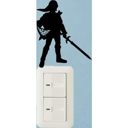 Zelda Game Gamer Vinyl Wall Decal Fashion Livingroom Switch Sticker 6SS0051