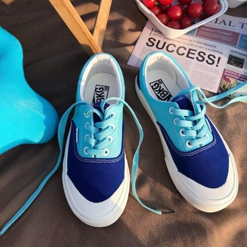 Women Shoes New Fashion Canvas Color Womens Sneakers Female Breathable Casual Sport Shoes For Women High Quality Sneakers