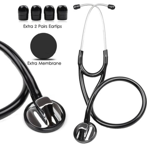 Classic Black Master Cardiology Estetoscopio Clinical Professional Medical Cute Doctor Nurse Stethoscope