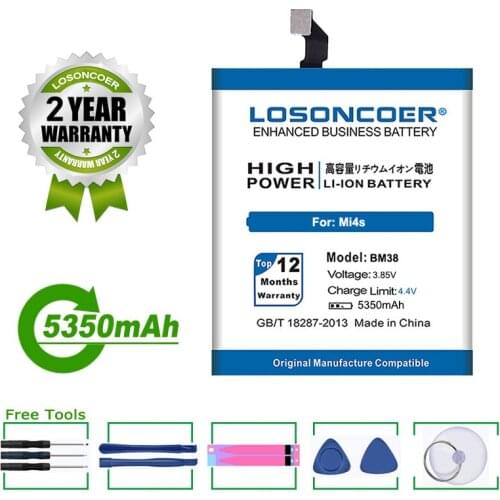 LOSONCOER Xiaomi Mi 4S Phone Batteries China