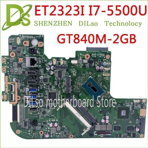 KEFU ET2323I Computer machine Mainboard For ASUS ET2323I REV1.3 Motherboard all in one i7-5500CPU GT840M 2GB Test original