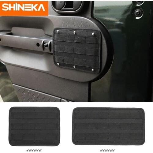 SHINEKA Stowing Tidying Mutifunction Universial Inner Door Storage Bag Tactical Hanging Board For All Car Inner Doors Organizer