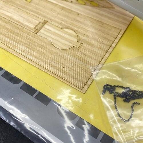 ​Model Accessories Wooden Deck CY350071 Anchor Chain Masking Sheet/Metal Barrels for 1/350 Trumpeter 05352 HMS Kent Battleship