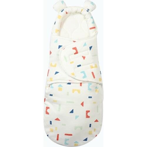 Soft Newborn Baby Wrap Blankets Baby Sleeping Bag For Newborn Zipper Sleepsack Cotton thicken Cocoon for baby Nursery Wrap