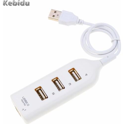 New USB 2.0 Micro Mini 4 Ports hub Splitter Adapter High Speed For PC Computer For Portable Hard Drives