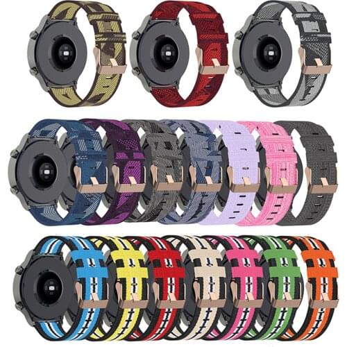 22MM Nylon Watch Band Wristwatch Band Strap Bracelet Belt for Huawei Watch GT2 PRO for Honor Magic Watch2 46mm/Honor watch Dream