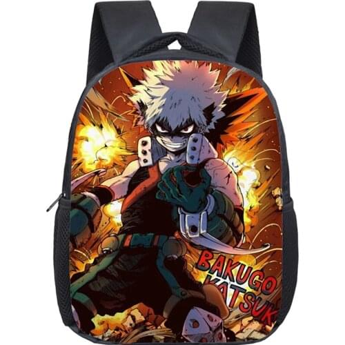 Boku No Hero Academia Kindergarten Backpack Boys Girls Rucksack Kindergarten School Bags Printing Pattern BookBags Mini Mochila