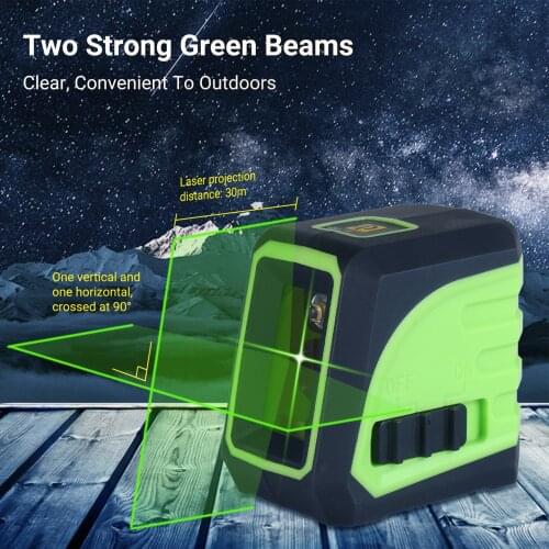 KKmoon Self-Leveling Laser Level Cross Line Green Beam Laser Level with Magnetic Mount Toolbag for Construction Picture Hanging