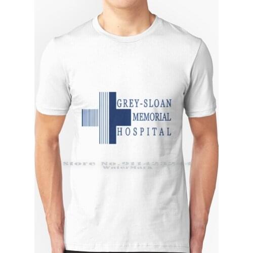 Grey Sloan Memorial Logo T Shirt 100% Pure Cotton Greysloan Greysanatomy Marksloan Lexiegrey Season9 Plancrash Opeate Surgery