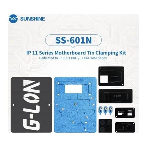SS-601N SUNSHINE &G-LON Motherboard Tinning BGA reballing stencil Fixture For iphone 11/11Pro/11Pro Max