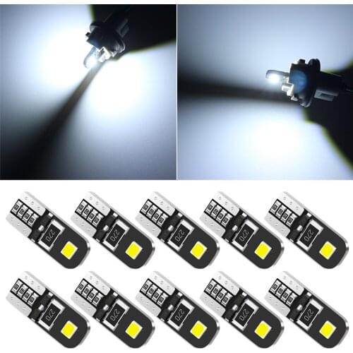10Pcs W5W T10 Car Interior LED Light Bulb for Honda Hrv Civic Accord Cr-v Freed Pilot Odyssey Fit City BR-V Mobilio WR-V