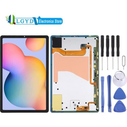 LCD Screen and Digitizer Full Assembly for Samsung Galaxy Tab S6 SM-T860/T865 Touch Screen Replacement Part with Repair Kits