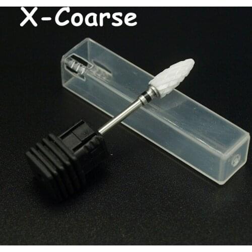 1*XC Bullet Ceramic Nail Drill Bit Electric Manicure Machine Accessories Nail Art Tools Electric Manicure Milling Nail Files