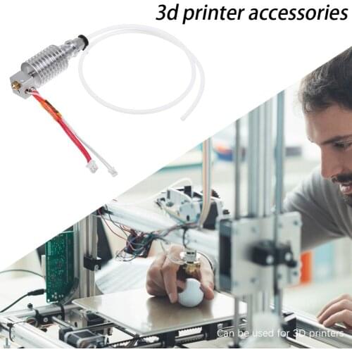 2pcs/set 12V 40W 0.4mm V5 J-head Hotend Kit Updated Straight-type Hotend Kit Extruder for ANYCUBIC for I3 Mega 3D Printer