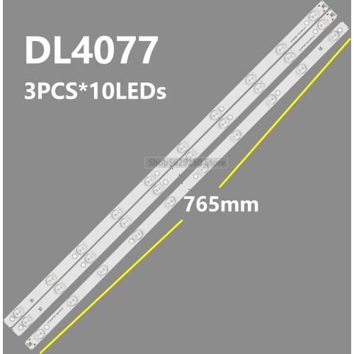 20SET=60PCS LED Backlight strip For Dl4077 Dl4077i SDL400FY(QD0-400)_40E36_A_X1 SDL400FY(QD0-400)_40E36_B_X2