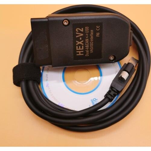 2021 Popolar HEX V2 Obd2 Scanner VAGCOM 21.3.0 VAG COM 20.12 FOR VW AUDI Skoda Seat English Italian ATMEGA162+16V8+FT232RQ