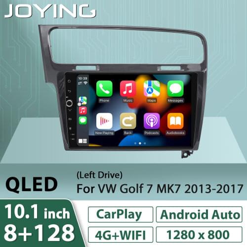 9"Android 10 Car Radio Auto Stereo Head Unit GPS Multimedia 4G Carplay For VW Golf VII 7 MK7 2017 2013 Dark Grey/Silver Color