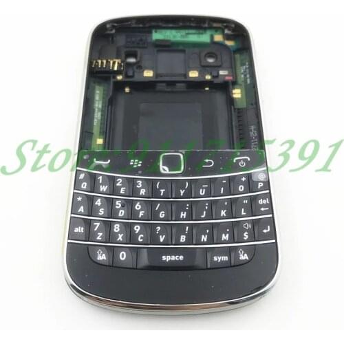 For Blackberry bold 9900 Brandnew Full Complete Mobile Phone Housing Cover Case + English Keypad Repair parts