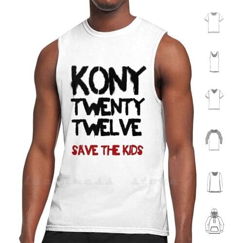 Kony-Save The Kids Tank Tops Vest Sleeveless Kony 2012 Stop Kony Joseph Kony Invisible Children Uganda Lra