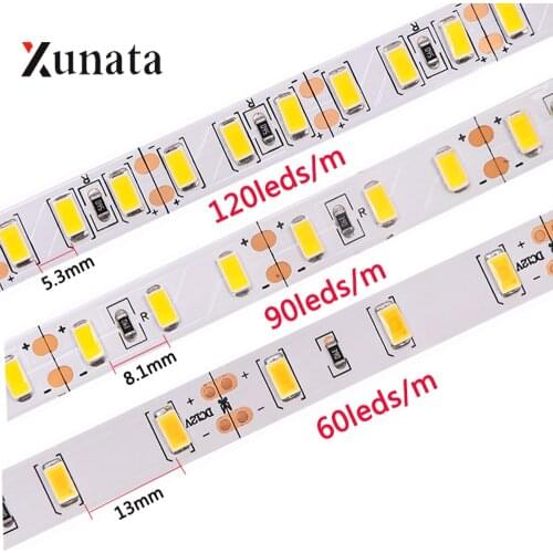 5M LED Strip Light 12V 5630 Flexible LED Tape High Bright Samsung Chip LED Ribbon 60LEDs 90LEDs 120LEDs Pure White/Neutral White