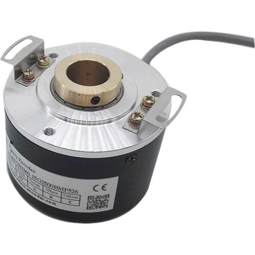 GHH60-12G1024BML5 incremental encoder 12mm hole encoder similar to ZKT6012-008G-1024BZ3-5L Line driver output encoder