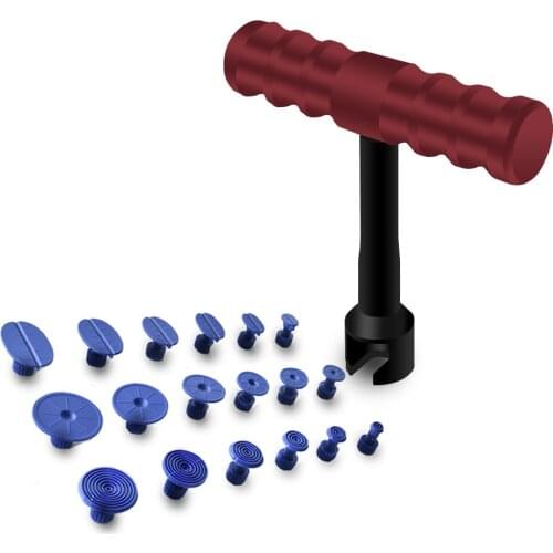 PDR Paintless Dent Repair Tools Newly Design Pulling Bridge Dent Removal Hand Tool Set T-bar Puller for Car Auto Truck SUV