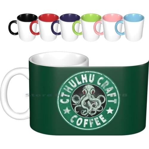 Cthulhu Coffee Ceramic Mugs Coffee Cups Milk Tea Mug Cthulhu Cuthlhu Cthuluhu Octopus H P Hp Love The Call Of Cthulhu Dragon