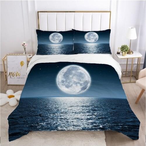 Galaxy bedding set Europe King Single Duvet cover set pillow case Bed linens Quilt cover 240x260 240x220 Black shadow