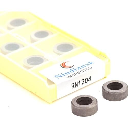 10pcs RN1204 Round turning tool pad CNC lathe turning tool Tool holder accessories Carbide alloy insert gasket High-quality shim