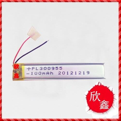 301055 chewing gum battery 3.7V battery size 55*10MM thick 3MM Rechargeable Li-ion Cell