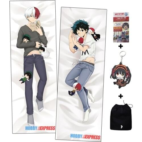 Hobby Express Dakimakura Japanese Hugging Body Pillow Cover BNHA Todoroki Shouto & Izuku Midoriya TodoDeku ADP712002