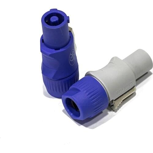 PowerCon plug Connector Cable blue/white 3Pins Adapter powercon male Female plug perfect for stage light effect