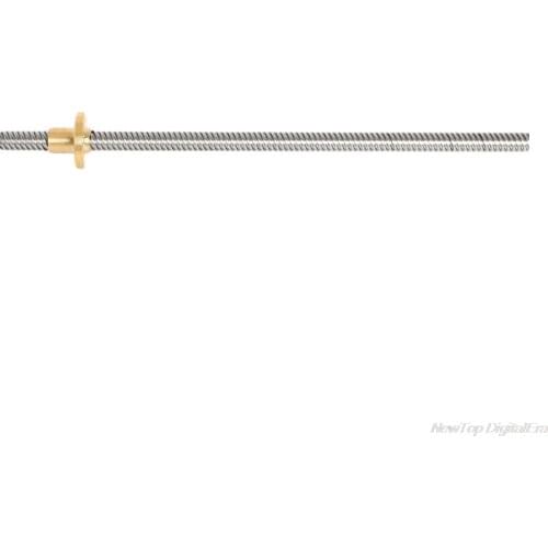 8mm Acme threaded Rod Stainless steel Leadscrew+T8 Nut for c.c 3D printer Reprap N18 20 Dropshipping