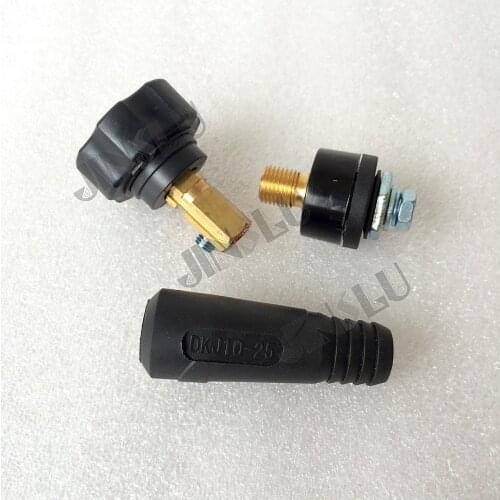 Welding Cable Connector Portable Quick Fitting Plug Welding Thai Plug and Joint-Socket 10-25 mm2