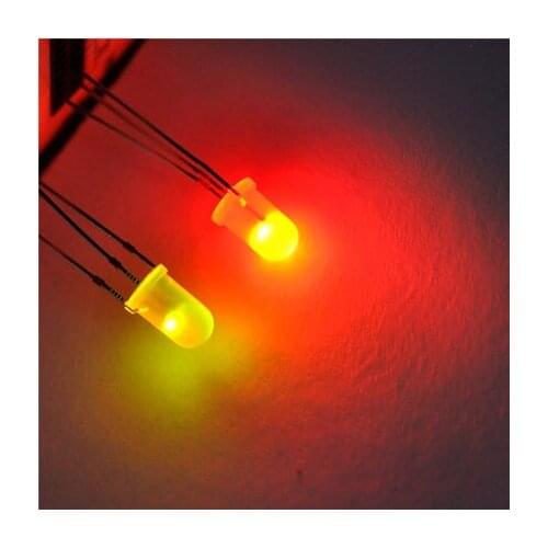 LED light-emitting diodes 5MM round red and green color common yang (1000pcs)