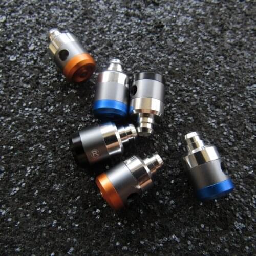 10mm ear shell 3 color metal ear shell 2pairs
