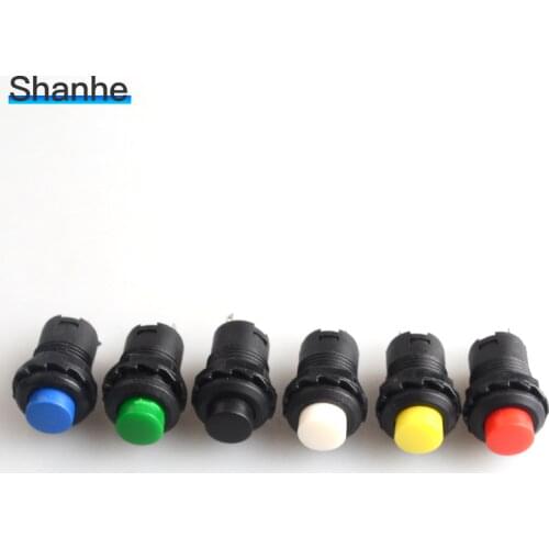 10Pcs Momentary & Fixed Self-locking Push button Switch Latching & non latching 12mm