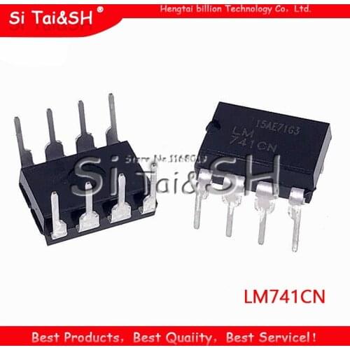 10PCS LM741CN DIP8 LM741 DIP DIP-8 741CN DIP-8 Operational Amplifier LM741C