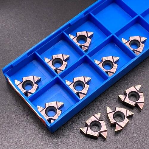 10pcs RCKLCY angle 16ER M AG55 FT1125 Thread turning tool Tungsten Carbide Insert Original Threading Lathe for stainless steels