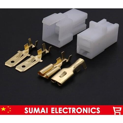 2 Pin 7.8mm Car connector,Car Large current Electrical connector Male&Female kit for car motorcycle electromobile ect