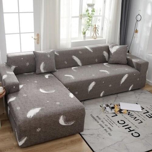Floral Corner Sofa Cover for Living Room Furniture Protective Cover Floral Stretch Sofa Cover Corner Sofa Cover Slipcover