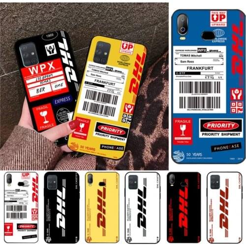 DHL Express 50th Anniversary Edition Label Soft TPU Phone Cover For Samsung A10 A20 A30 A40 A50 A70 A80 A71 A91 A51 A6 A8 2018