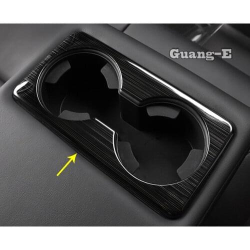 For Mazda 3 Mazda3 Axela M3 2019 2020 2021 Car Cover Trim Stainless Steel Center Console Cup Holder Gear Box Armrest Frame